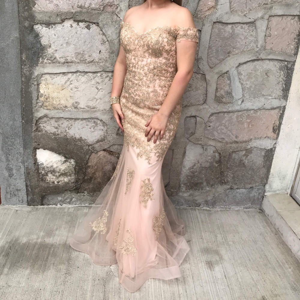 Pink prom dress